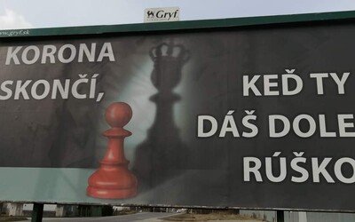 Čudný bilbord v Žiline môže byť namierený proti rúškam