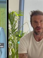 David Beckham požičal svoj instagramový účet doktorke z Charkova. Prihovárala sa 71 miliónom jeho fanúšikov