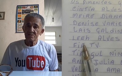 Dědeček youtuber individuálně poděkoval více než 1 500 odběratelům za to, že sledují jeho videa. Dnes jich má skoro 4 miliony