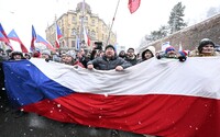 Demonstrace v Praze: Na Václavském náměstí lidé protestovali proti vládě
