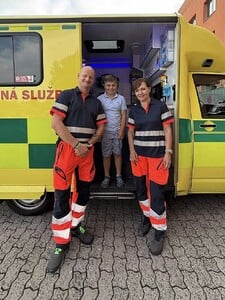 Devítiletý hrdina Šimon vytáhl tonoucího dědu z vody. Od prezidenta dostal vyznamenání