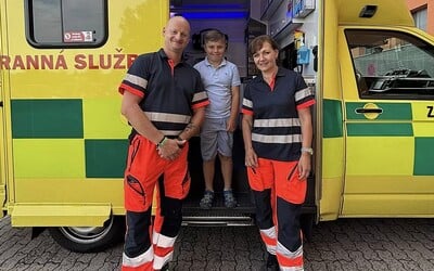 Devítiletý hrdina Šimon vytáhl tonoucího dědu z vody. Od prezidenta dostal vyznamenání