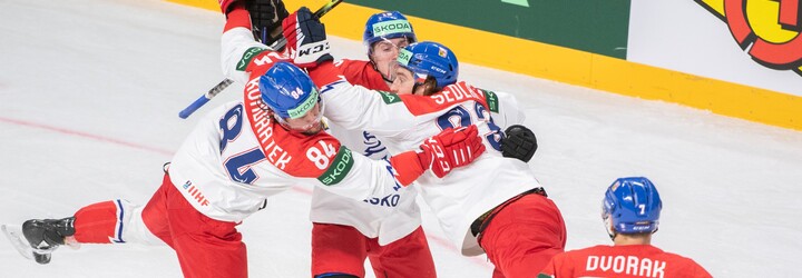 Divoké derby Česka a Slovenska na mistrovství světa zvládli Češi. Hokejisti porazili rivala 3:2