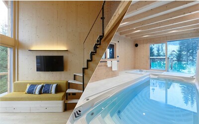 Do tejto horskej chaty v Česku sa budeš chcieť presťahovať. Nájdeš v nej saunu, bazén aj vináreň