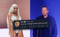 Doja Cat si dělá srandu z Elona Muska na Twitteru. Miliardář jí umožnil bizarní změnu jména