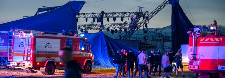 Dojemný moment z Pohody: Lidé vlastními těly chránili matku s kočárkem před silnou bouřkou