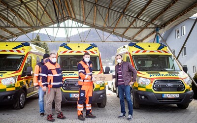 Dôvera dala nemocniciam a záchranárom respirátory za viac ako 100-tisíc eur