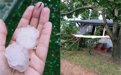 Downburst aj bow echo. Na Slovensku vyčíňajú nevídané prírodné javy, prichádzajú s extrémnym vetrom a obrovskými krúpami