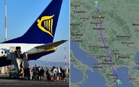 Dráma nad Slovenskom: Na palube Ryanairu nahlásili bombu, museli zasahovať stíhačky