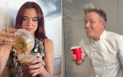 Dua Lipa odporúča piť colu so šťavou z kyslých uhoriek a jalapeño. Jej zvláštny recept vyskúšal aj Gordon Ramsay