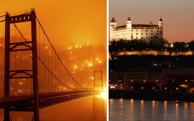Dym z požiarov v USA sme zaznamenali už aj nad Slovenskom