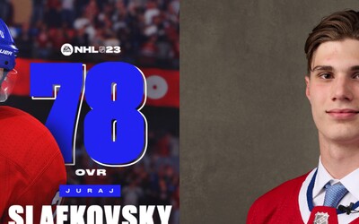 EA SPORTS zverejnilo postavu Juraja Slafkovského v hre NHL 23. Jeho tvár pripomína Filipa Mešára