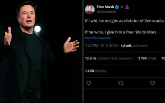 Elon Musk prijal výzvu na súboj s venezuelským prezidentom. „Ak prehrá, musí odstúpiť z funkcie diktátora Venezuely“