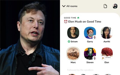 Elon Musk rozbil novou sociální síť Clubhouse, jeho slova o Bitcoinech a cestě na Mars streamovaly desetitisíce lidí 