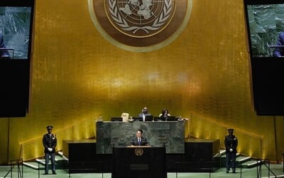 Erdogan si v OSN stěžoval na LGBTQ+ výzdobu. Žádná tam ale nebyla