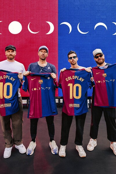 FC Barcelona x Coldplay collab: Na najbližšom zápase El Clásico budú mať futbalisti nové dresy s logom kapely 