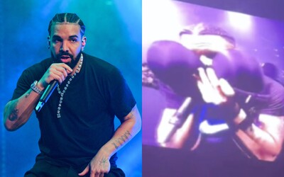 FOTO: Drake uverejnil fotku so všetkými podprsenkami, ktoré mu pristáli na pódiu. Má ich viac ako Victoria's Secret, píšu ľudia