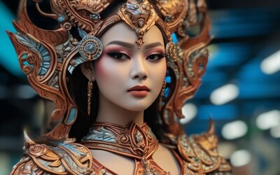 FOTO: Jak vypadají maskoti asijských zemí podle AI? Maskot SAE se hodí do Star Wars, maledivský vypadá jako mimozemšťan