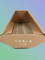 FOTO: „Jediná Tesla, kterou si můžu dovolit.“ Musk představil kartonový domeček pro kočky, stojí pár stovek