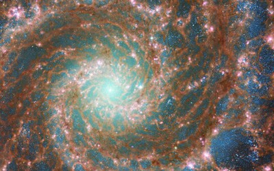FOTO: Podívej se, jak vypadá galaxie M74 vzdálená 32 milionů světelných let od Země