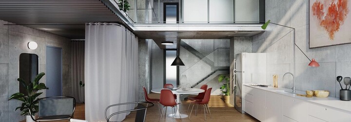 FOTO: Pozri si 4-izbový loft na hranici Starého a Nového Mesta z pera renomovaných architektov z ateliéru GutGut   