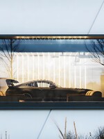 FOTO: Pozri si priestor, ktorý spája garáž, pracovňu a galériu. V centre pozornosti je limitovaný Mercedes-AMG GT  