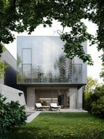 FOTO: Súbor presklených vilových domov Sky City Villas v Prahe ponúkne futuristický dizajn na rozhraní mesta a prírody
