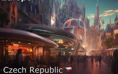 FOTO: Tak bude vypadat Česko v roce 3000, říká umělá inteligence. Vize naší budoucnosti připomíná sci-fi Mordor
