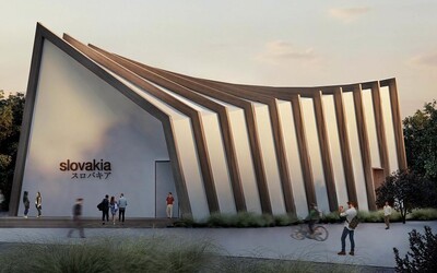 FOTO: Takto bude vyzerať výherný pavilón Slovenska na EXPO 2025 v Osake. Kombinuje prvky slovenskej a japonskej architektúry