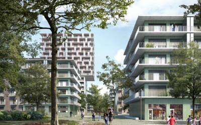 FOTO: V Bratislave postavia nové byty za 200 miliónov. Lákať budú moderným vzhľadom a výhodnou lokalitou