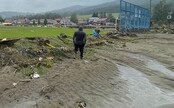 FOTO: „Vesnice už tu skoro není.“ Muž v České Vsi měl doma 3,5 metru vody. Teď pro nás popsal situaci na Jesenicku