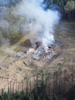 FOTO: Výbuch ve Vrběticích: Explodovaly tuny munice, dva lidé zemřeli