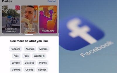 Facebook sa snaží získať mladšiu generáciu, v aplikácii pribudne feed s vtipnými videami a memes