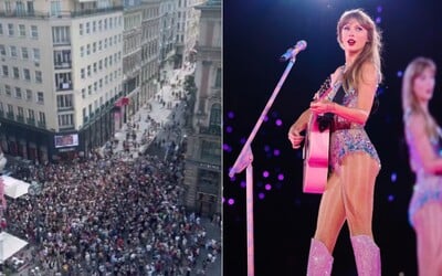 Fanoušci Taylor Swift se navzdory zrušeným koncertům kvůli teroristické hrozbě setkali v centru Vídně. Zpívali hity zpěvačky