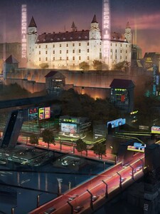 Futuristická Bratislava s Hradom či budovou rozhlasu ako v Cyberpunku. Vyskúšali sme slovenskú hru, v ktorej môžeš zarábať krypto