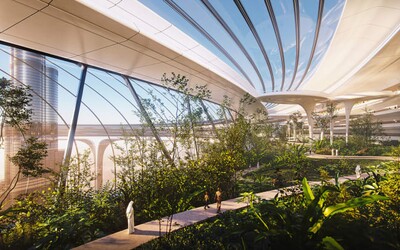 Galéria: Architekti v Dubaji navrhli obrovský prstencový mrakodrap. To, či sa dočká realizácie, je neisté 