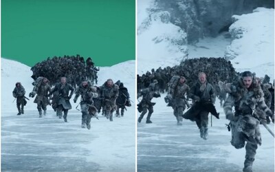 Game of Thrones očima CGI: Jon Snow utíkal před zeleným plátnem a Daenerys jezdila na trenažéru