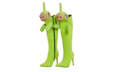 HOT or NOT? Neónovo zelené čižmy inšpirované seriálom Teletubbies ťa prekvapia šialeným dizajnom aj cenou