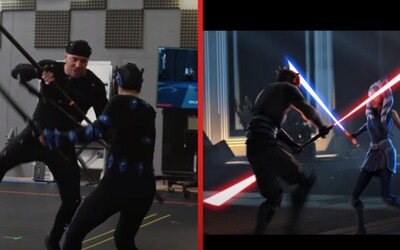 Herec Darth Maula ze Star Wars natočil souboj s Ahsokou v Star Wars: Clone Wars. Sleduj úžasný tanec se světelnými meči