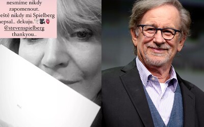 Herečce Aně Geislerové napsal režisér Steven Spielberg. Adresoval jí krásné vyznání za práci na dokumentu