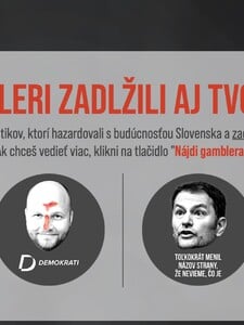 Hlas-SD spravuje web, ktorý obviňuje politikov, koľko peňazí minuli. Na stránke im však svieti upozornenie, že môže ísť o fikciu