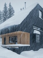 Hliníkové opláštenie a drevo v hlavnej úlohe. Českí architekti predstavujú chatu inšpirovanú prírodou na okraji lesa    