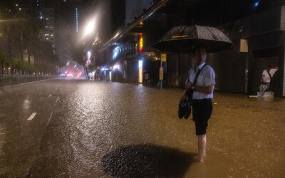 Hongkong zasáhl největší déšť za 140 let