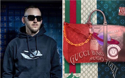 Hugo Toxxx má plnou Gucci tašku nevydaného rapu. Namísto peněz skládá na hromadu skladby