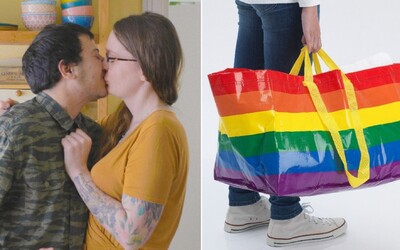IKEA bojuje proti homofóbom vytvorením špeciálnej miestnosti a vyvesením vlajky pokroku