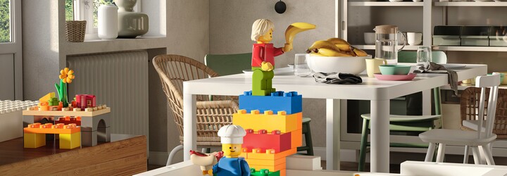 IKEA spojuje síly s Legem a vydává úložné boxy, které naučí děti pořádku zábavnou formou