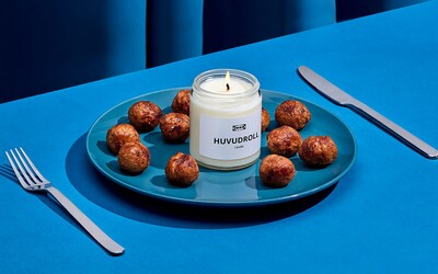 Ikea vyrobila sviečku s vôňou obľúbených mäsových guľôčok