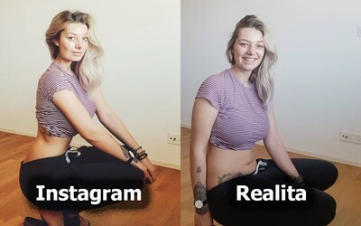 Instagram lže, dokonalý není nikdo. Žena srovnává svůj život na sociální síti s realitou
