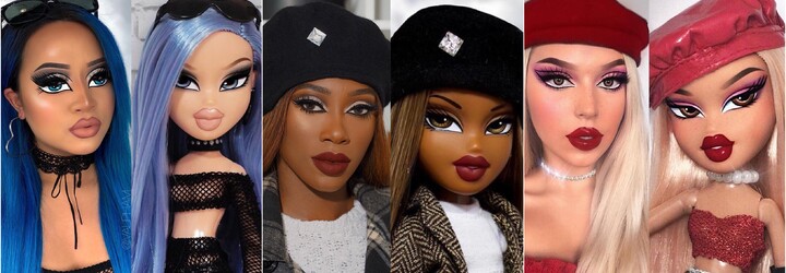 Instagram ovládla nová make-up výzva. Ženy sa líčia a obliekajú ako populárne bábiky 