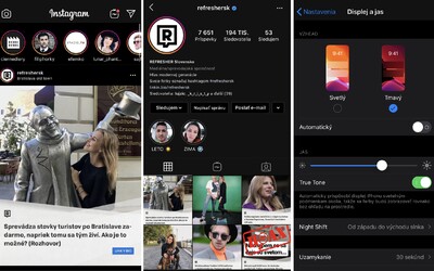 Instagram přichází s parádním černým pozadím. Šetří tvé oči i baterii